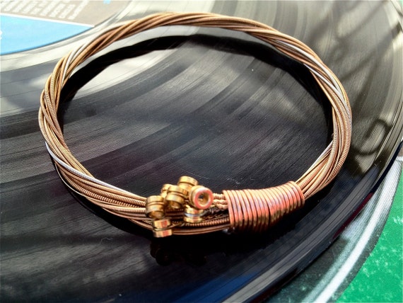 Guitar String Bracelet for Men | Recycled Guitar String Jewelry –  itsThoughtful