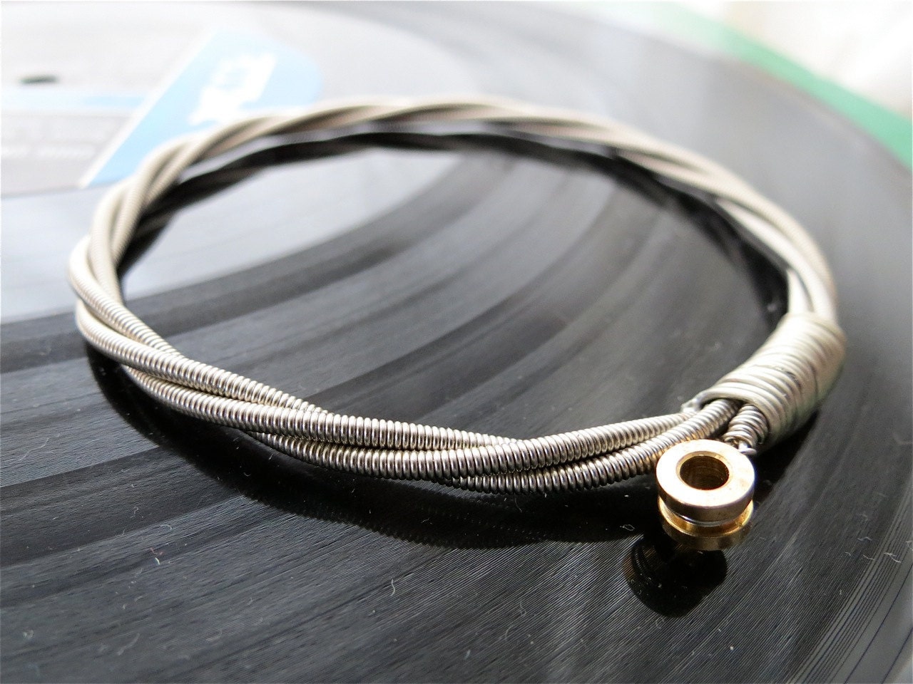 Recycled bass guitar string best sale bracelet