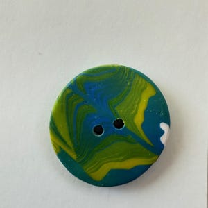 Graduated Blue and Green Button