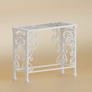Art Nouveau Elegance - Console Table 1:6 Scale DIY Kit
