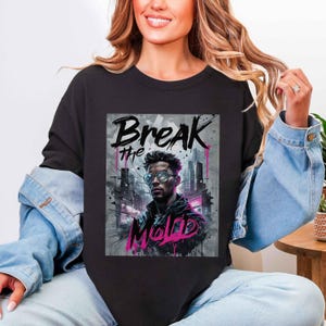 Cyberpunk Shirt Graphic Techwear T-Shirt Anime Inspired Shirt Vintage Gaming Aesthetic Retro RPG Futuristic Streetwear Gift for Gamer Shirt