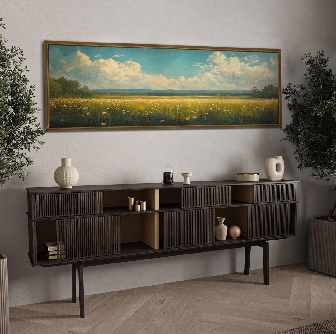 Panoramic Landscape Wall Art, Horizontal Framed Landscape Wall Art ...