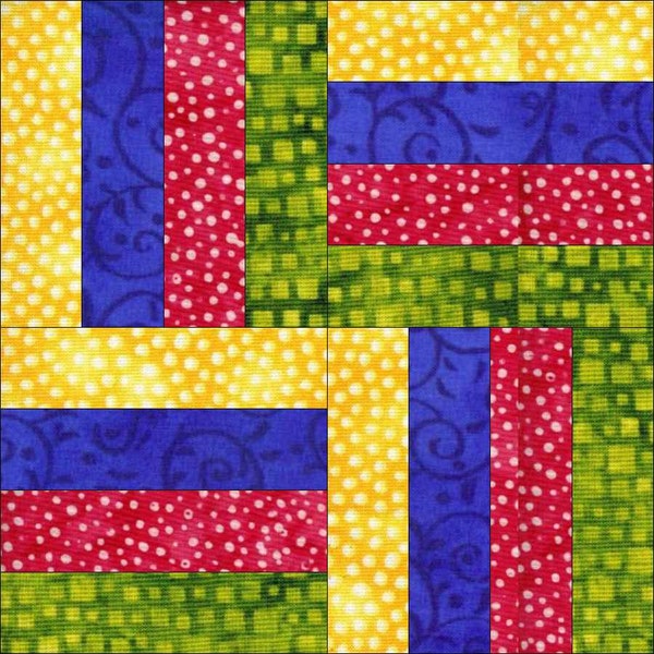 Rail Fence Quilt Pattern - Etsy