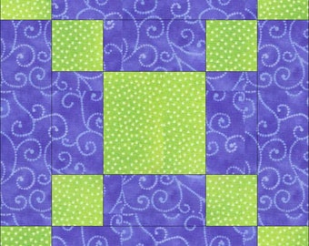 Digital, PDF Quilt Block, Quilt Top Block, Quilt Sewing Block, Quilt Tutorial, Starter Block,  Block Tutorial, Easy Block, Online Block