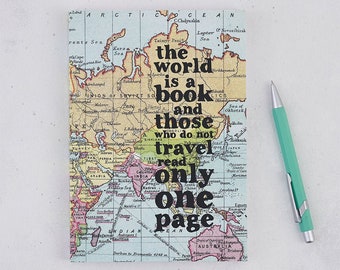 Travel Journal - The World Is A Book