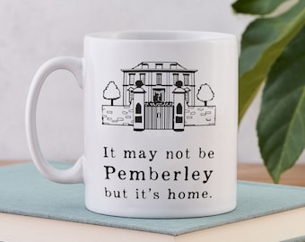 Pemberley Pride and Prejudice Housewarming Mug Jane Austen
