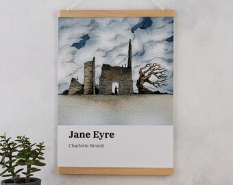 Jane Eyre - Book Print - Charlotte Bronte