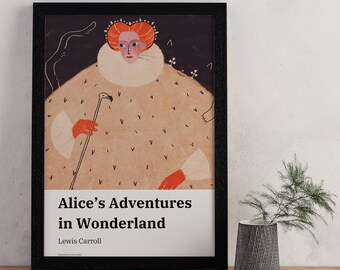 Alice's Adventure in Wonderland - Book Print - Lewis Carroll