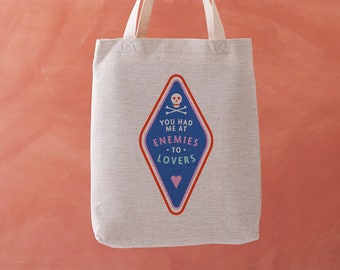 You had me at enemies to lovers - Book Lover Tote Bag