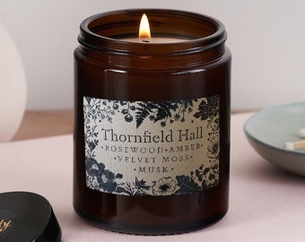 Thornfield Hall Candle - Jane Eyre - Bookish gift