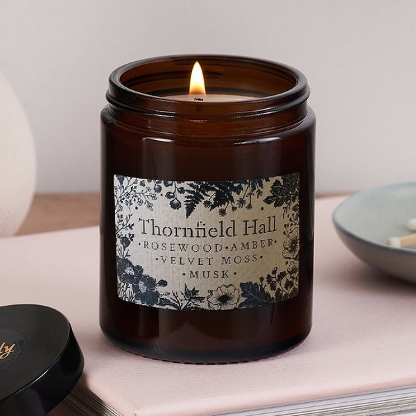 Thornfield Hall Candle - Jane Eyre - Bookish gift