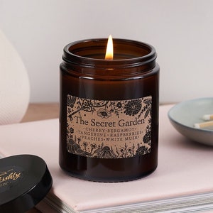 The Secret Garden Candle - Literary Locations Bookish Vegan Candle - Book Lover Candle