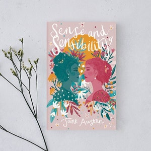 Sense and Sensibility - Jane Austen (Pink Floral) Book