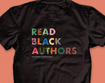 Read Black Authors | Afropop X Bookishly | Black T-Shirt