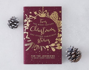 Personalised Christmas Eve Book - 'Twas The Night Before Christmas And Other Stories