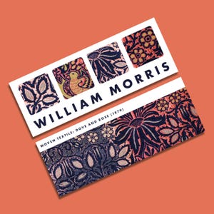 William Morris Bookmark – Floral Arts and Crafts Bookmark – Nature Inspired Stationery – Bookish Gift – Gift for Readers – Literary Bookmark