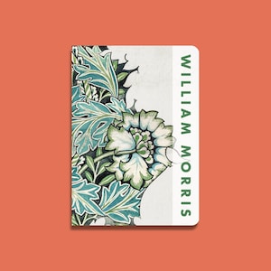William Morris Notebook – A5 Journal with Lined & Dotted Pages – Arts and Crafts Stationery – Nature Inspired Notebook – Heritage Gift Idea