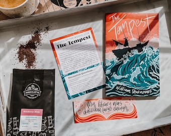 Book Subscription Box - Coffee and Book Club - Monthly Book Subscription - Classic Books and Coffee Gift - Subscription Gift