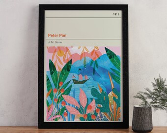 Peter Pan - Book Print - J M Barrie