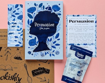 Book Subscription Box - Tea and Classic Book Club - Monthly Book Subscription - Books and Tea Gift - Subscription Gift