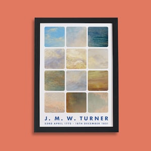 J.M.W. Turner Art Print – Romantic Landscape Wall Art – Turner Inspired Poster – Fine Art Print for Home – Gift for Art Lovers