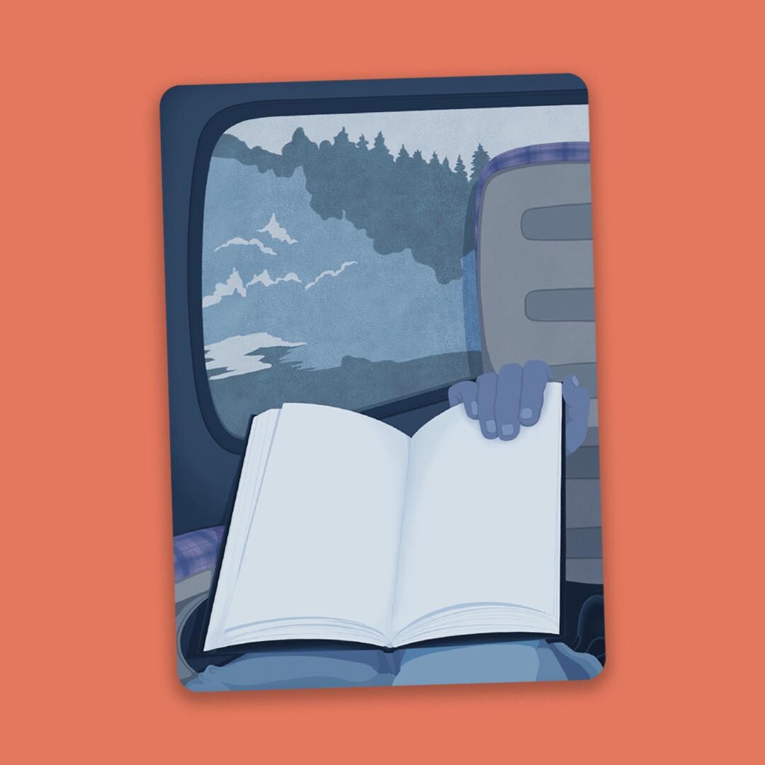 Reader POV Vinyl Sticker - Reading on the Train - Laptop Sticker - Etsy
