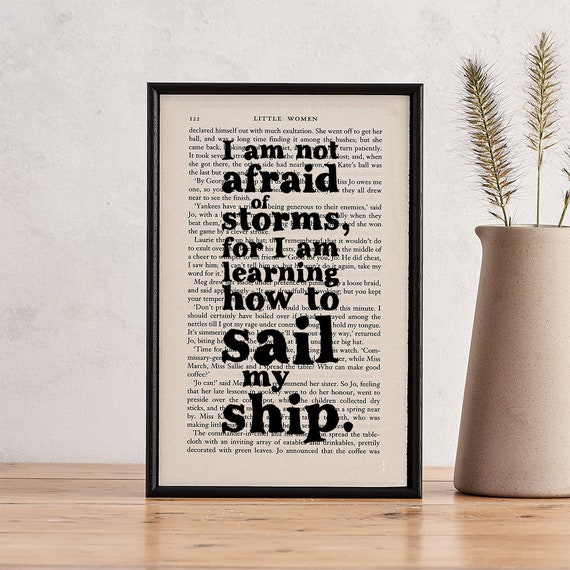 Buy Inspirational Quote - Little Women Quote - Graduation  display picture 1
