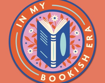 In my bookish era - Large Premium Sticker