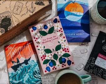 Book Subscription Box - Classic of the Month Club - Monthly Book Subscription - Subscription Gift - Classic Literature
