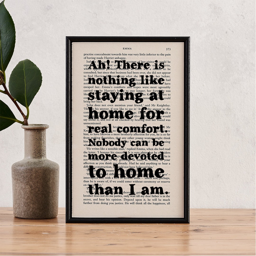 Jane Austen House Warming Gift Emma New Home Gift Book - Etsy Denmark
