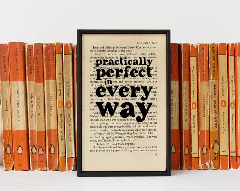 Mary Poppins Practically Perfect in Every Way Mary Poppins | Etsy