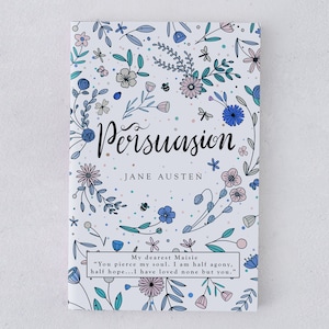Personalised Persuasion Book  - Mother's Day Gift - Jane Austen Gift - Bookish Romance Gift - Girlfriend Book Gift