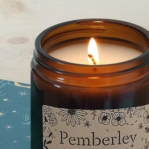 Pemberley Candle Pride and Prejudice Jane Austen Gifts image 4