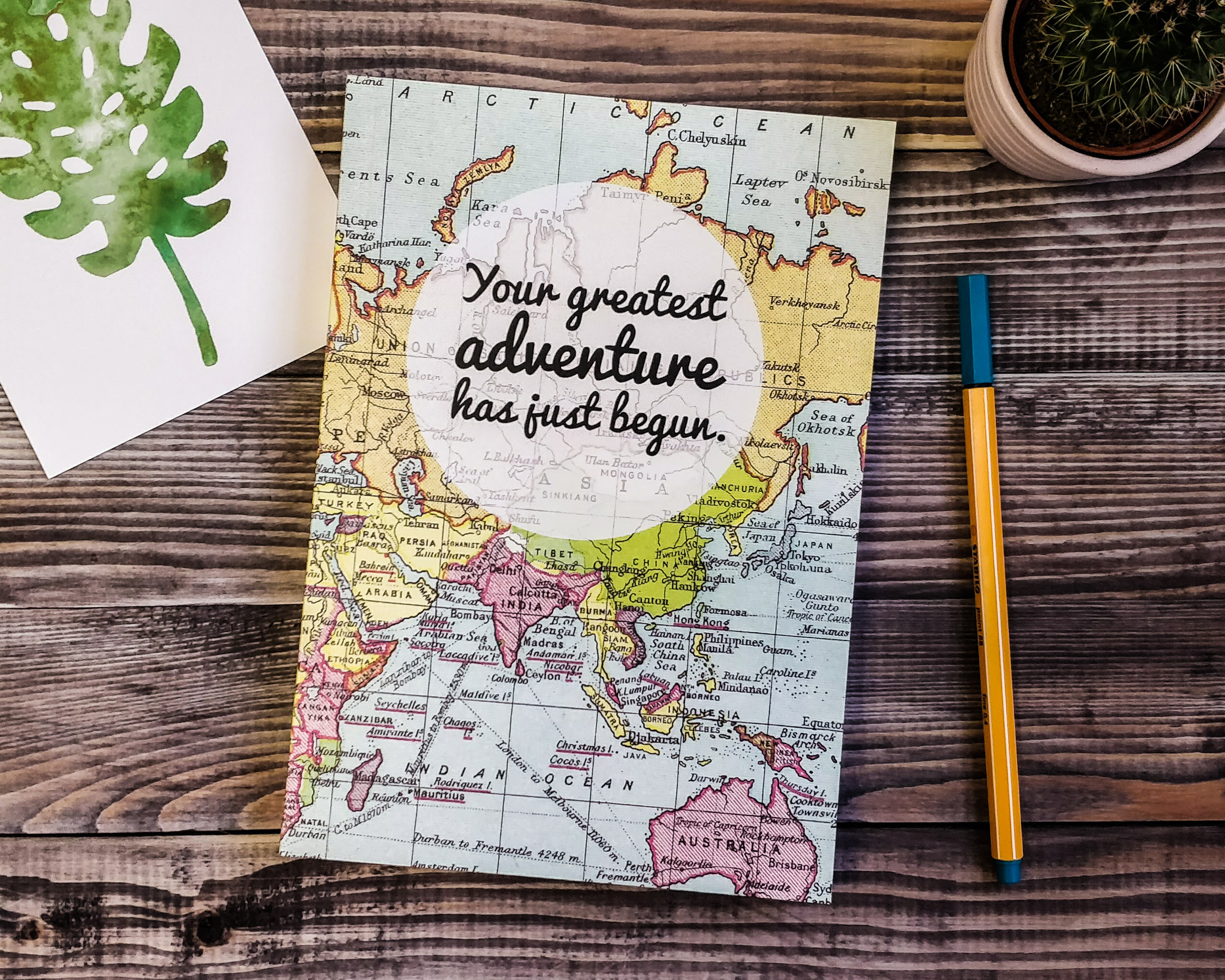 adventure book travel journal