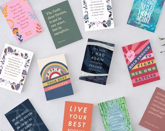 Postcard Bundle - Literary Quotes stationery