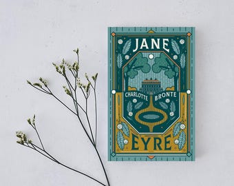 Jane Eyre - Charlotte Bronte - Feminist Gift - Beautiful Editions of Classic Books - Book With Exclusive Book Cover - Book Gift