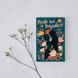 Pride and Prejudice - (Green Floral) Jane Austen Gifts - Beautiful Editions of Classic Books - Book With Exclusive Book Cover - Book Gift