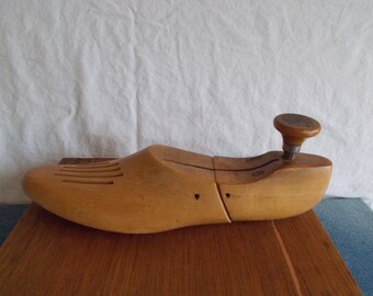 Vintage Vibram Cobbler Vintage Cobbler Wooden Shoe