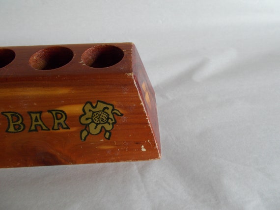 Vintage Benson 's Animal Farm Wooden Lipstick Bar - image 3