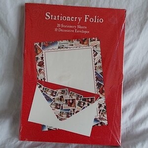 Vintage 1999 Unopened United States Postal Service Santa  Stationery And Envelopes
