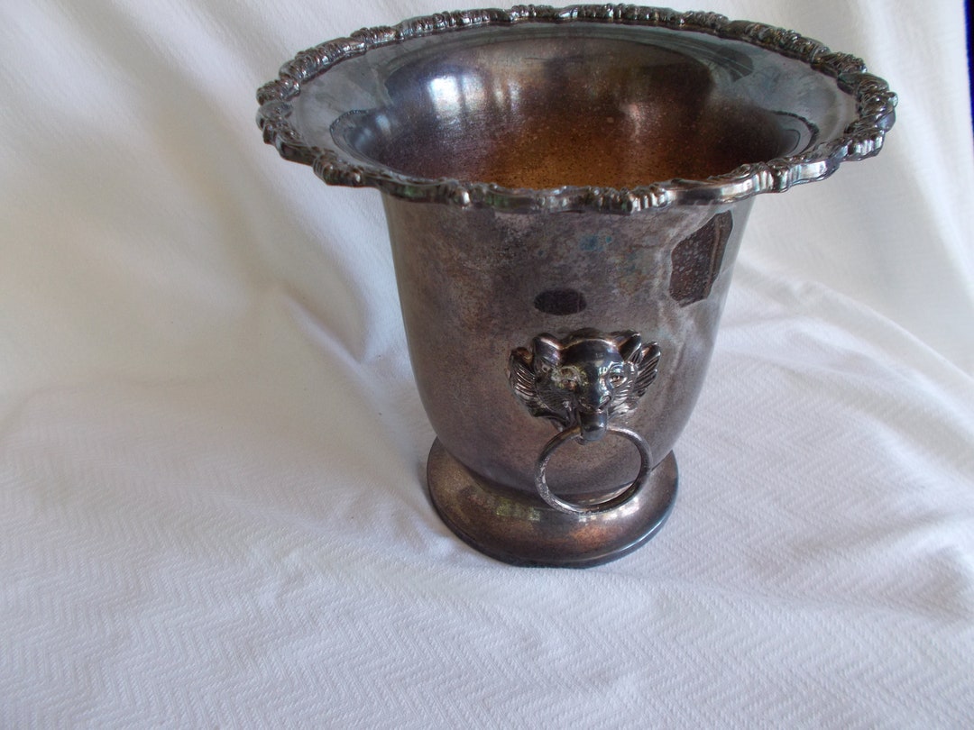 Vintage Tarnish Ornate Large EPCA Silver Plate Poole & Silver Co ...