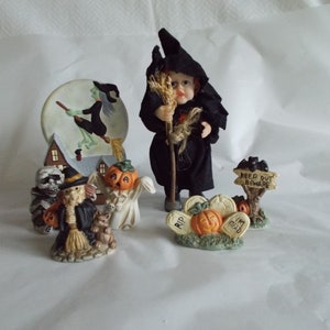 Vintage 7 Halloween Decorations