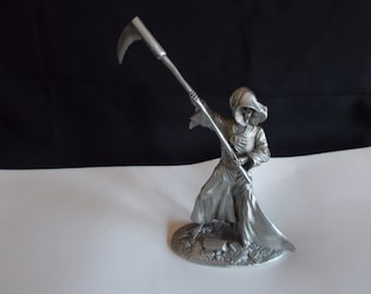 Vintage Grenadier Rawcliffe Pewter Grim Reaper 1991