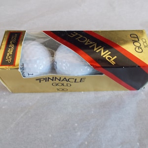 Vintage 3  Pinnacle Gold 100 Golf Balls