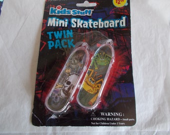 Vintage  1 Kid Stuff Mini Skateboard Twin Pack