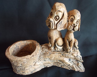 Vintage Pompadour Dog Tea Light holder  // 5