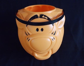 Vintage Tigger  Pumpkin Halloween Trick Or Treat Pail