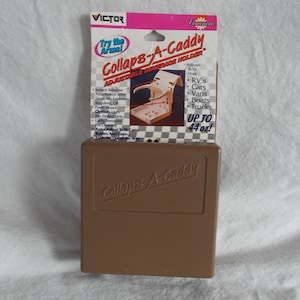 Vintage New In Package Victor   Collaps-A-Caddy Car Drink Holder