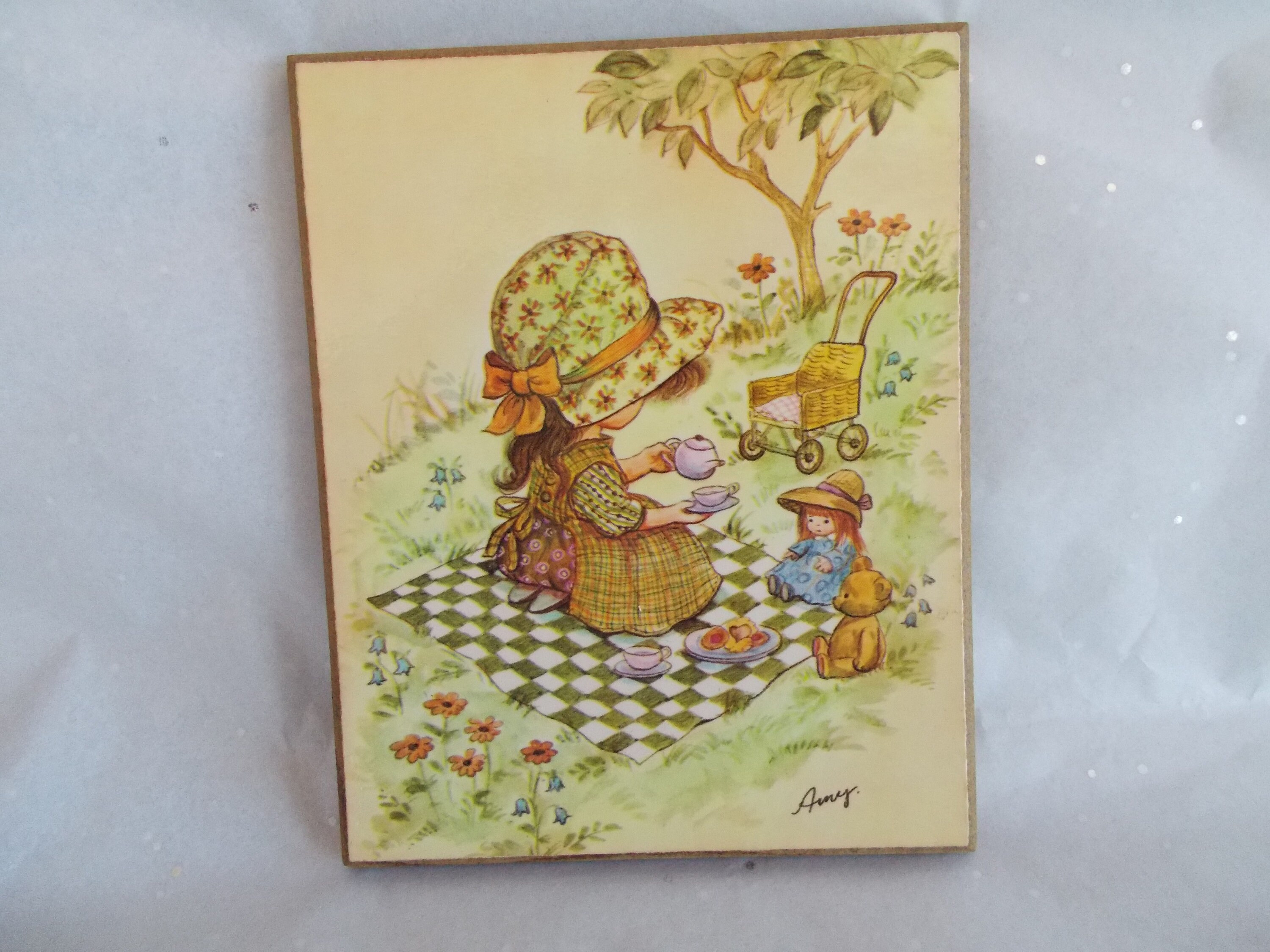 Vintage 5 x 4 Small Avery Plaque
