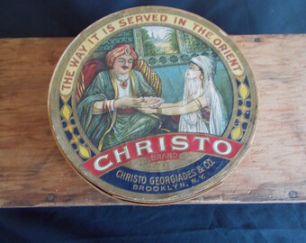 Vintage Christo Georgiades & Co Brooklyn N.Y Assorted Fruits